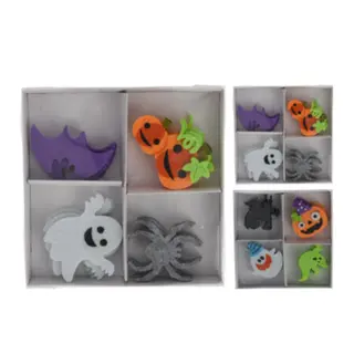 Sticker Halloween Vilt - set van 4