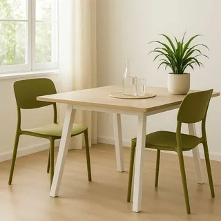 Stoel Primus Plastic 42x40x79cm - Groen - afbeelding 2