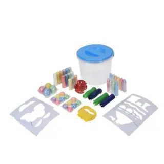 Stoepkrijt set pastel 50 stuks – inhoud