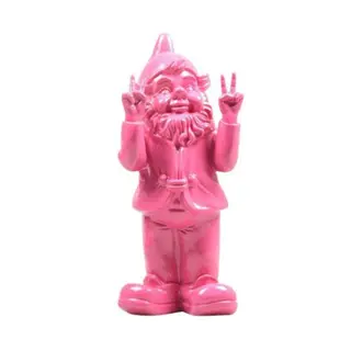 Stoobz Kabouter Peace 31cm Fuchsia