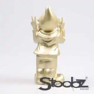 Stoobz Kabouter Peace 31cm - Goud - afbeelding 4