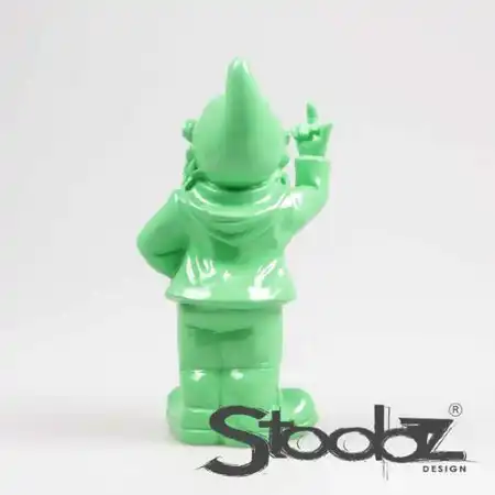 Stoobz Tuinkabouter F*ck You 32cm - Lime - afbeelding 3