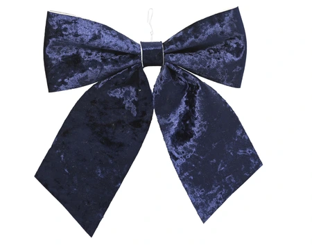 Strik Velvet Nachtblauw - afbeelding 1
