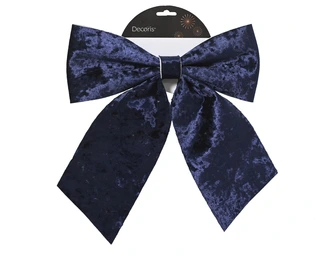 Strik Velvet Nachtblauw - afbeelding 2