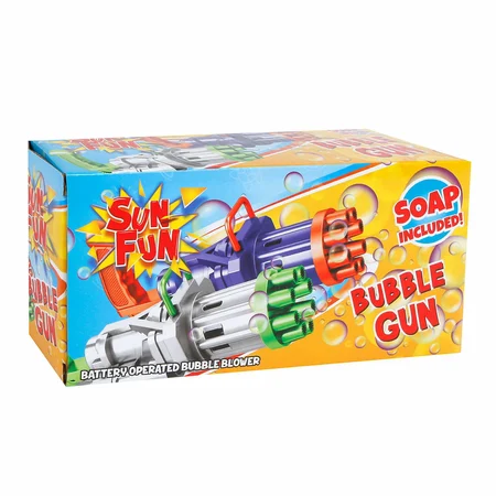 Sun Fun Bellenblaaspistool (blauw of wit) - afbeelding 2
