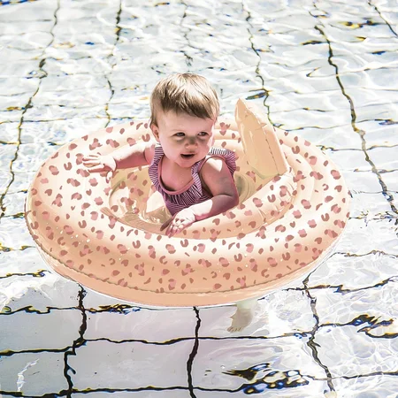 Swim Essentials - Baby Float Panterprint Old Pink 0-1 jaar - afbeelding 2