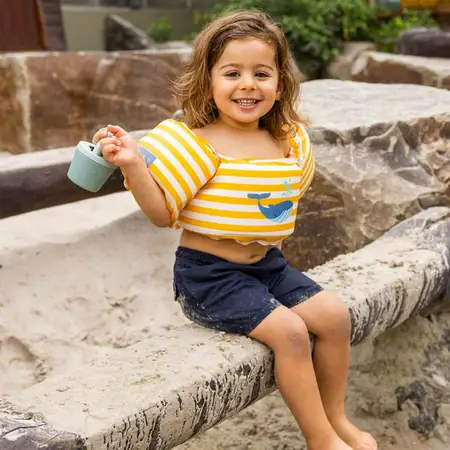 Swim Essentials - Puddle Jumper Geel Wit Walvissen 2-6 Jaar - afbeelding 2
