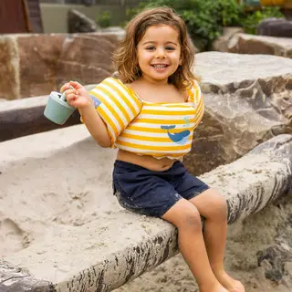 Swim Essentials - Puddle Jumper Geel Wit Walvissen 2-6 Jaar - afbeelding 2