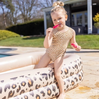 Swim Essentials - Rechthoekig Zwembad 200 Cm Panterprint Beige - afbeelding 4