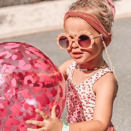 Swim Essentials - Strandbal Neon Roze Panterprint Ø 51 cm - afbeelding 3