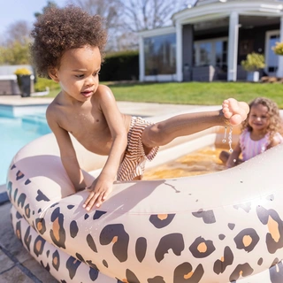 Swim Essentials - Zwembad Panterprint Beige 200cm - afbeelding 2