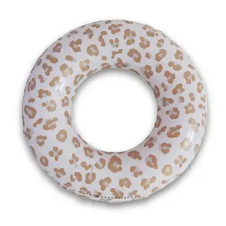 Swim Essentials Zwemband Leopard – Ø 90 cm – Beige – Panterprint