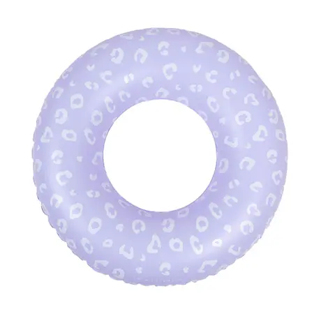 Swim Essentials Zwemband Leopard Lila – Ø 90 cm – Panterprint