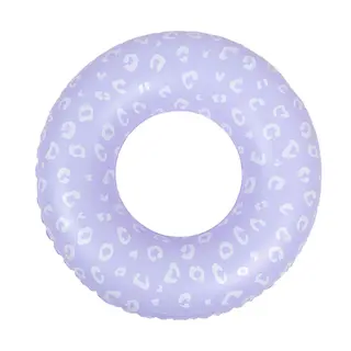 Swim Essentials Zwemband Leopard Lila – Ø 90 cm – Panterprint