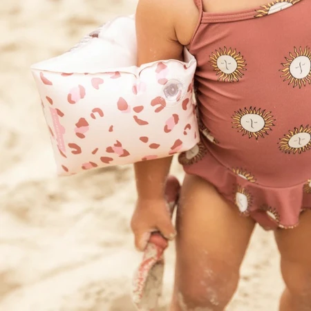 Swim Essentials - Zwembandjes Old Pink Panterprint 0-2 jaar - afbeelding 2