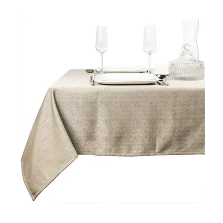 Tafelkleed Oda Taupe 150x250cm