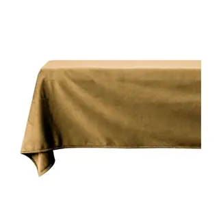 Tafelkleed Velours Gold 145x250cm