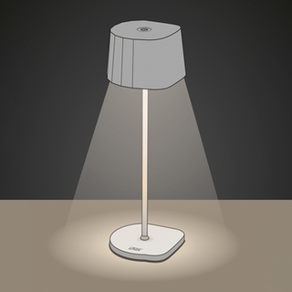 Tafellamp Capri Draadloos USB - Mint - afbeelding 6