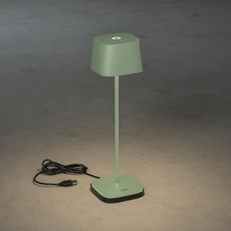 Tafellamp Capri Draadloos USB - Mint - afbeelding 3
