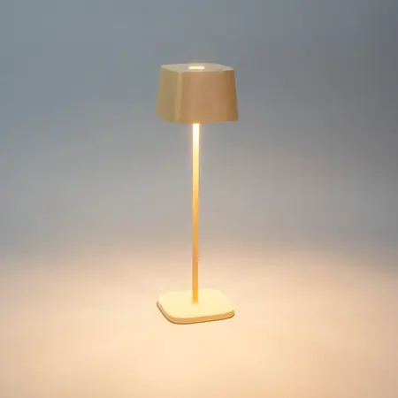 Tafellamp Capri Draadloos USB - Zand - afbeelding 2