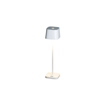 Tafellamp Mini Capri Draadloos USB - Wit - afbeelding 1