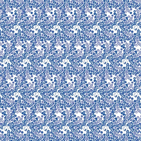 Tafelzeil Lola - 140x200cm - Wallflower Heavenly Blue - afbeelding 1