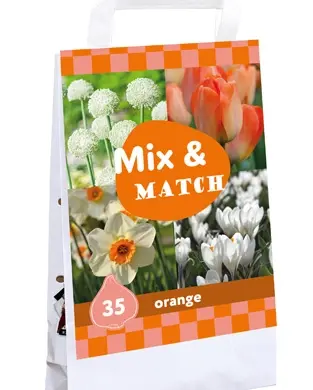 Tas Mix & Match Orange - 35 bloembollen