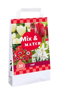 Tas Mix & Match Red - 30 bloembollen