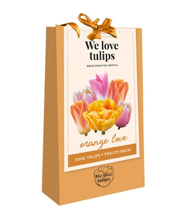 Tas We Love Tulips - Orange Love - 20 tulpenbollen