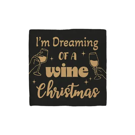 Tegeltje Xmas I'm Dreaming Wine