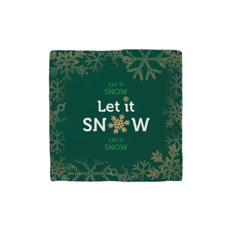Tegeltje Xmas Let It Snow