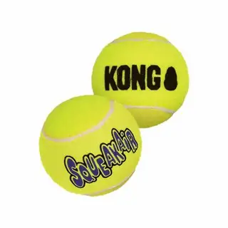 KONG Air Squeaker Tennisbal MEDIUM- 3 stuks - afbeelding 2