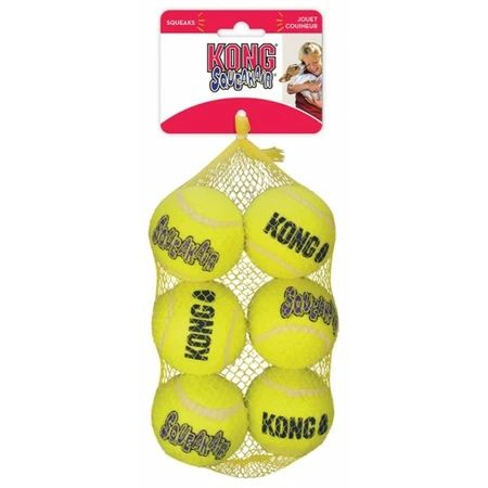 KONG Air Squeaker Tennisbal MEDIUM- 6 stuks - afbeelding 1