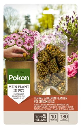 Terras & Balkon Planten Voedingskegels 10st