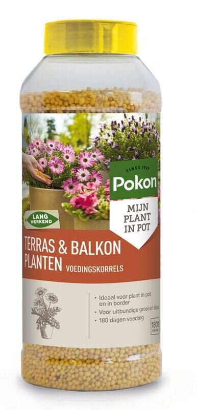 Terras & Balkon Planten Voedingskorrels 1800 gram