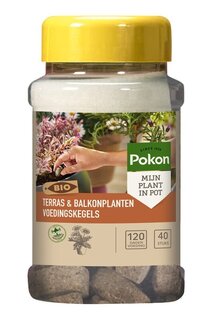 Terras & Balkonplanten Voeding Langwerkende Kegels Bio 40st