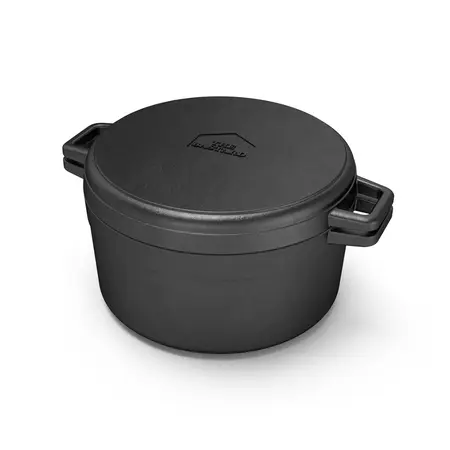 The Bastard Dutch Oven & Griddle Large 28cm