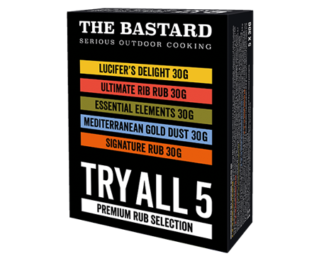 THE BASTARD - Try All 5 Box Rubs 150g