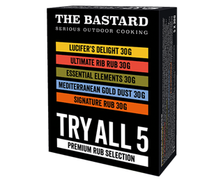 THE BASTARD - Try All 5 Box Rubs 150g