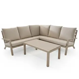 Tierra Outdoor - Azzurro Corner Set Champagne