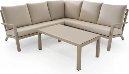 Tierra Outdoor - Azzurro Corner Set Champagne