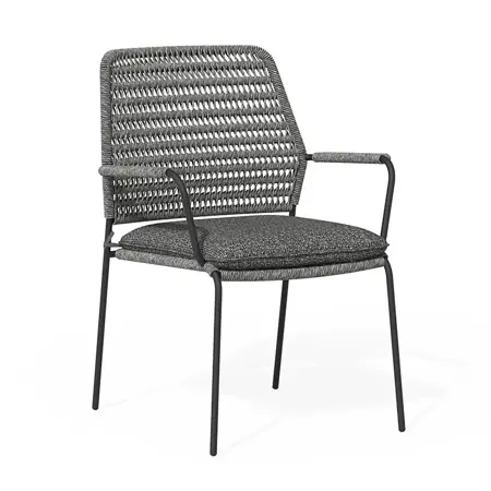 Tierra Outdoor - David Dining Tuinstoel Stapelbaar - Charcoal - afbeelding 1