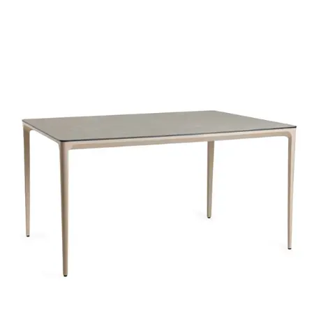 Elegante Dining Table Champagne Trespa Ophira 160 X 92 Cm