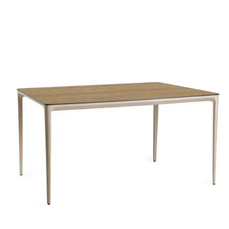 Elegante Dining Table Champagne Trespa Bergamo Medium