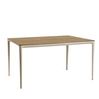 Elegante Dining Table Champagne Trespa Bergamo Medium