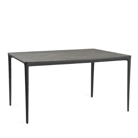 Elegante Dining Table Charcoal Trespa Dark Basalt Medium