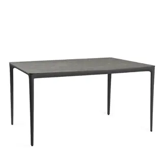 Elegante Dining Table Charcoal Trespa Dark Basalt Medium