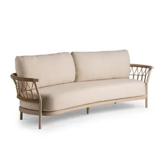 Tierra Outdoor Fresca Loungebank 3-zits - Champagne