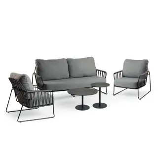 Tierra Outdoor Loungebank Rivera 2-zits Mountain Grey - afbeelding 5