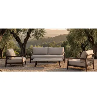 Tierra Outdoor Oasis Loungeset Chocolat - afbeelding 2